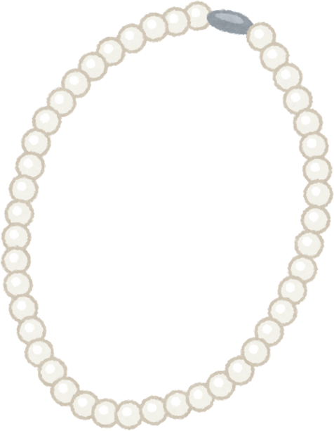 Pearl Necklace Illustration